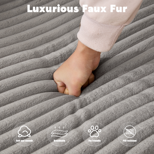 Compression Sectional Couch With Comfy Chaise, Boneless L Shape Sofa