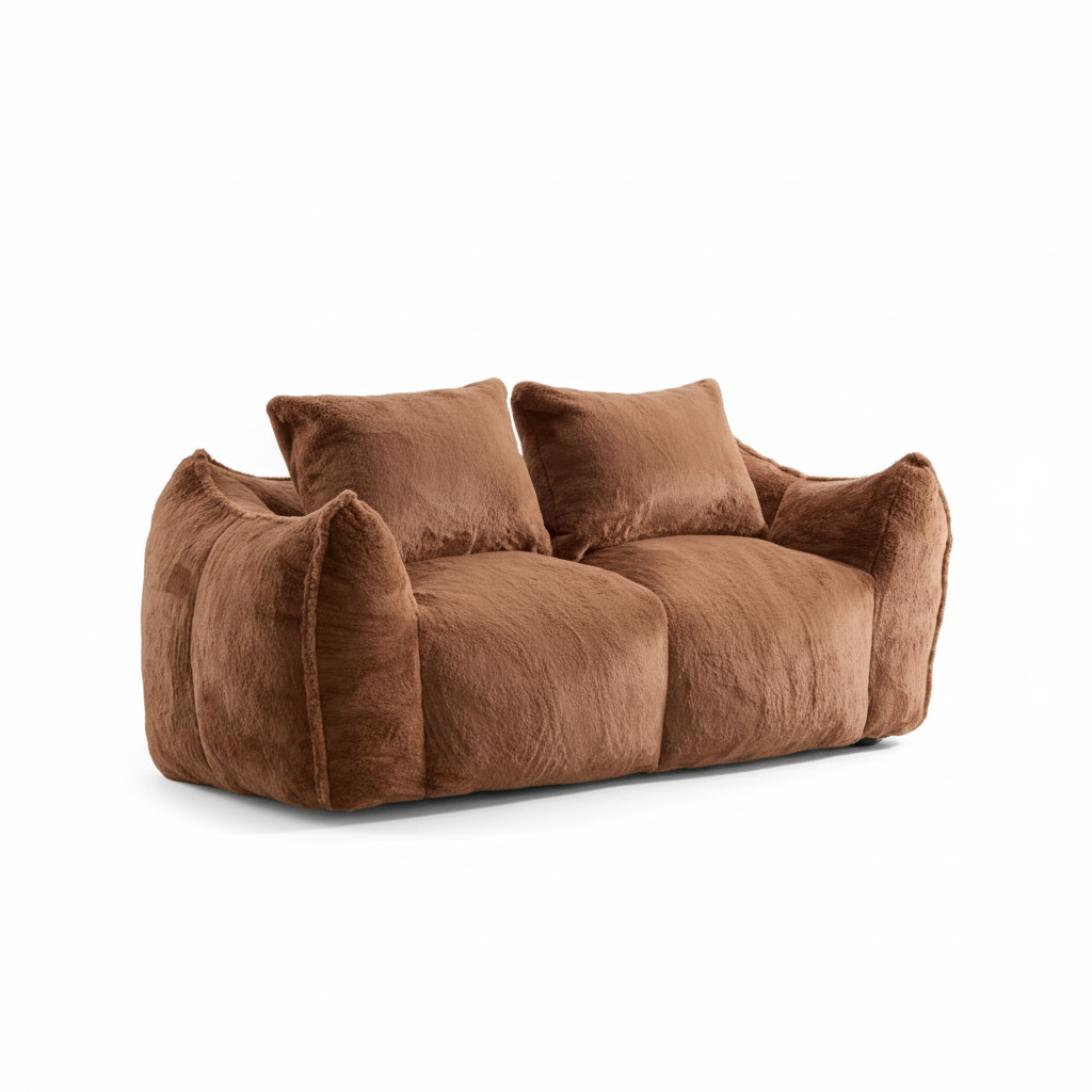 Soft Giant Bean Bag Couch weißer Hintergrund